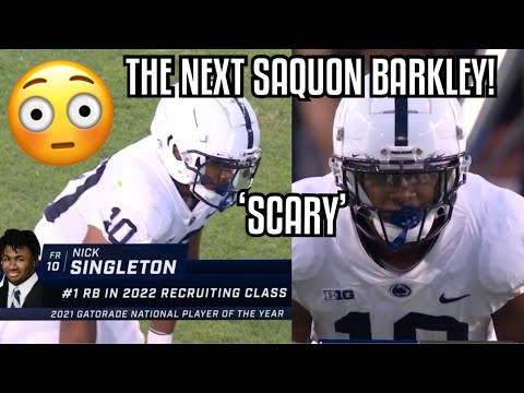 Penn State Found The Next ‘Saquon Barkley’ 😳 #1 RB Nick Singleton |  Penn State Vs Purdue Football