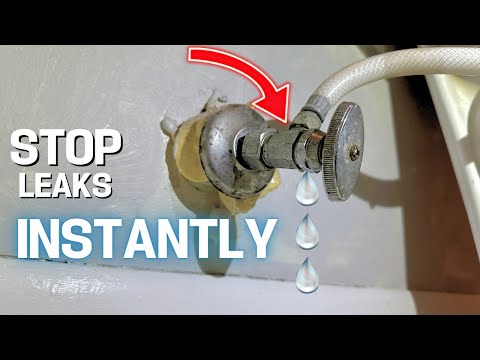 INSTANTLY Fix Leaking Water Valves With This Simple Trick!!