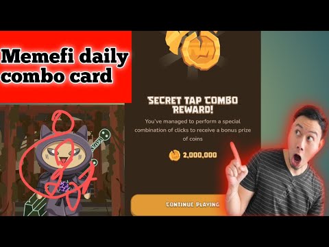 Memefi Daily 2Million combo card || Memefi today combo card