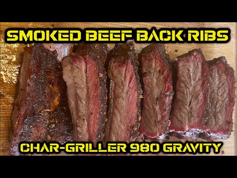 Smoked Beef Back Ribs | Char-Griller 980 Smoked Beef Back Ribs