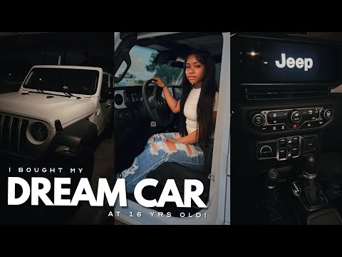 I BOUGHT MY DREAM CAR AT 16 |  Car Tour, Decorate w Me, Emergency Kit