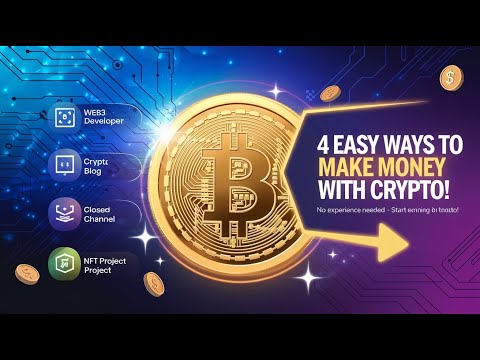 4 WAYS TO EARN MONEY ON CRYPTOCURRENCY FOR A BEGINNER