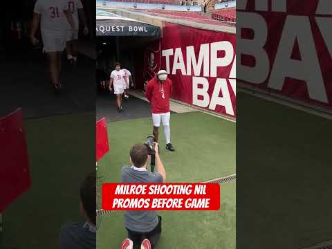 Milroe shooting nil promos before game