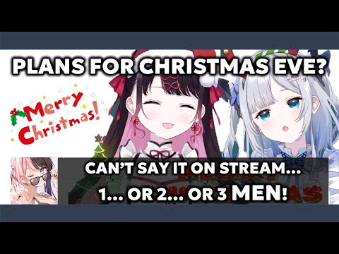 Christmas Eve Plans? 【Nazuna, Sumire, Hinano, Uruha, Ema | VSpo! ENG SUB】