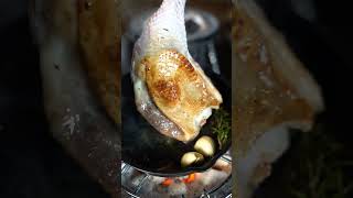 [Charcoal grill] Charcoal-grilled black chicken is too good! #asmr #bbq #camping food