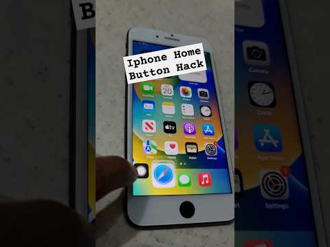 Apple Iphone Home Button Hack!