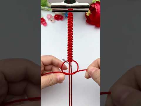 2025fafafa rope braiding skills sharing simple braided bracelet tutorial handmade diy bracelet b