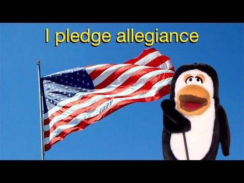 PLEDGE OF ALLEGIANCE FOR CHILDREN | preschool, virtual learning, kindergarten, grade school