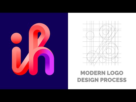 Grid Logo Design Process | Adobe Illustrator Tutorial