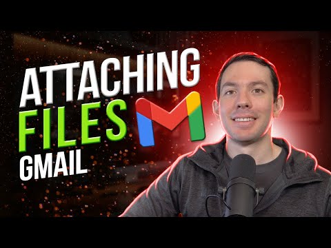 How to attach files to an email in Gmail