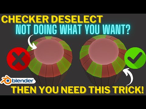 You need this checker deselect trick for Blender