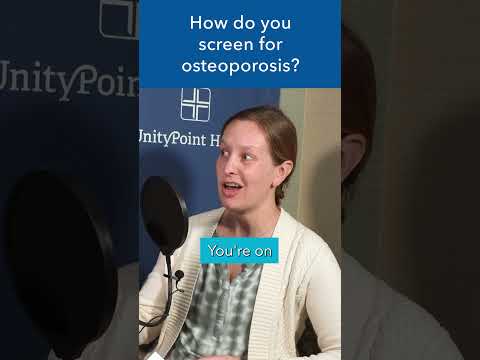 When should I be screened for osteoporosis? #shorts