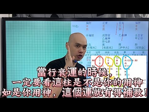 當行衰運的時候，一定要看這柱是不是你的用神？如是你用神，這個運就有得補救｜八字教学｜风水｜易经｜光营先生｜李居明