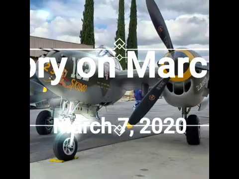 P-38 Demo day at the Planes of Fame Museum in Chino, Calif. 3/7/2020