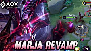 AOV : MARJA REVAMP GAMEPLAY - ARENA OF VALOR LIÊNQUÂNMOBILE ROV