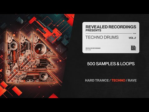 Techno Drums Vol. 2 (Sample Pack) Warehouse Techno, Big Room Techno, Hard Techno | Revealed