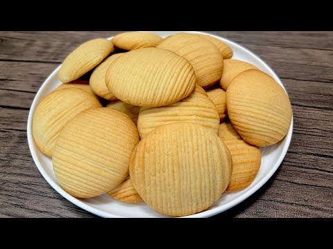 EASY Handmade Cookies Recipe | No Mixer, No Piping |Crumbly Soft Cookies