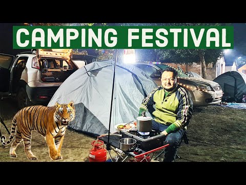 Bhaag Bhaag 🏃Sher 🐅🐅Aaya😳😳 | Camping Festival | Uttarakhand Camping Trip | EP 9 | Desi Motard