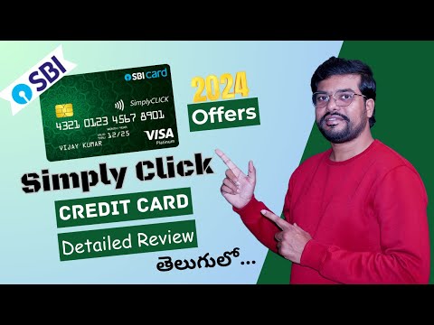 SBI Simply Click Credit Card Review in Telugu |Benefits| Apply Simply Click Credit Card Online| 2024