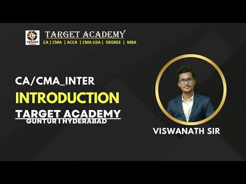 1.CA_CMA_INTER_MAY_24_INTRODUCTION_BY_VISWANATH_SIR #ca #cainter #cma #cmainter #acca #cmausa #cpa