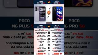 POCO M6 Plus Vs POCO M6 Pro 5G Comparison | #shorts #trending