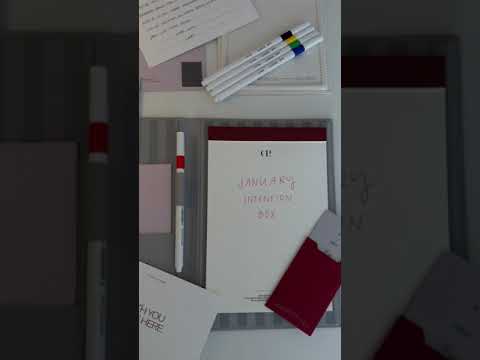 Start your year off with success | January Intention Box | Cloth & Paper