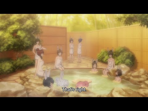 Anime Girls Group Bathing Scene 🔥💦 [ She Is So Hot 🔥🥵 ] #anime #shortsvideo #tranding #love #bathing