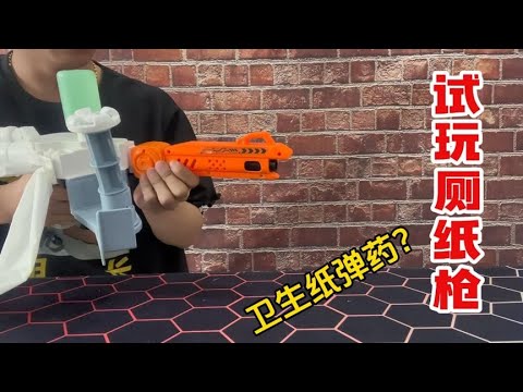 Try a paper bullet gun that uses toilet paper as ammunition. It can even shoot bullets! Danger?