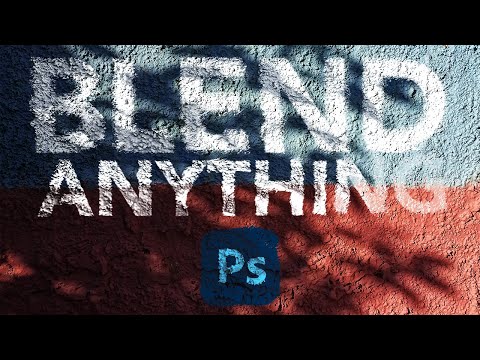 How To Blend ANYTHING Into Textures Or Clothing In Photoshop