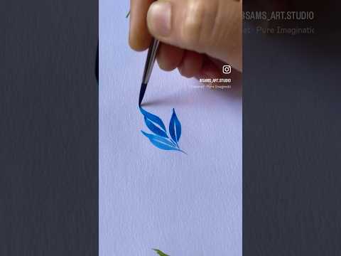 Part 3 of My Most VIRAL Video on @YouTube Watercolor Painting#art #bookmark#watercolor#shorts