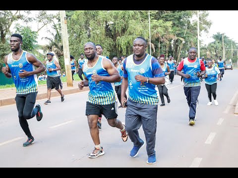 UGANDA Boxing Team THE BOMBERS Was Part Of The 2022 ROTARY CANCER RUN Today Morning Part Of It's CSR