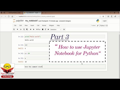 How to use Jupyter Notebook for Python | Anaconda Jupyter Notebook Tutorial