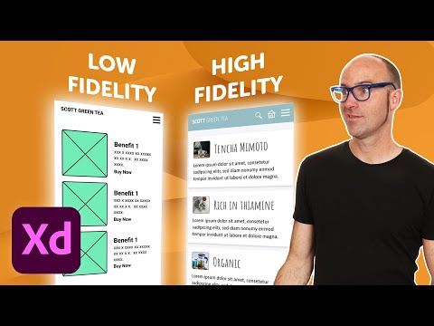 What is Low vs High Fidelity Wireframes in Adobe XD