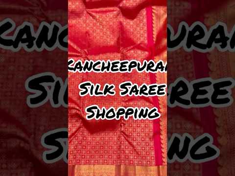 Kancheepuram shopping #Saree obsession #traditional charm#culture #colorful #timeless weaves#Ethnic