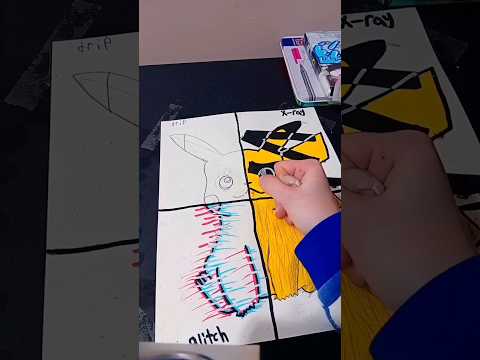 Drawing Pikachu part 3.