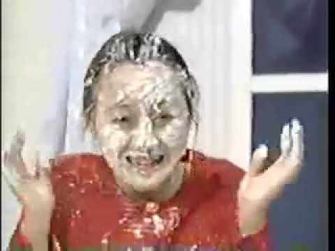 Minayo Watanabe (渡辺 美奈代) Pie in the face