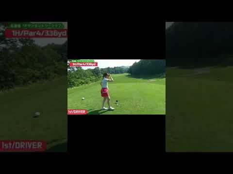 [熊出没]THE北海道なゴルフ場発見？！新ウェア紹介⛳️#ゴルフ女子 #ゴルフ #北海道ゴルフ #golf