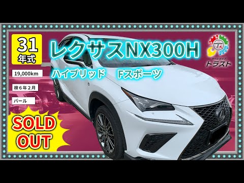 実は原価提供！人生楽しむことが大切です。平成31年  レクサスNX300H　ハイブリッド　Fスポーツ　19000キロ【沖縄県 T様】