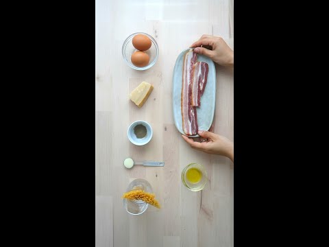 Easy Carbonara Recipe #shorts