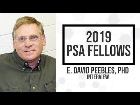 2019 PSA Fellow Interview: E  David Peebles, PhD