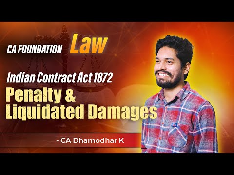 PENALTY & LIQUIDATED DAMAGES || CA/CMA FOUNDATION || LAW || BY CA DHAMODHAR K