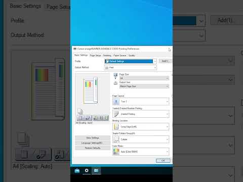 How to Change or Turn off Canon Printer Default 2 Sided Printing Mode in Windows 10 PC or Laptop