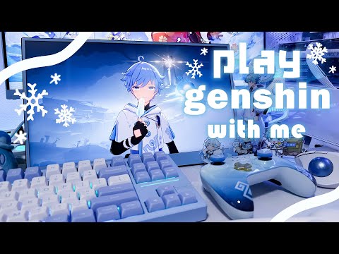 【play with me】 🕊 原神 🕊/ 重雲は赤角石塵滅砕を手にいれた！【genshin impact】60 min of game play┊jp voice┊概要欄にギフトコードあるよ💎