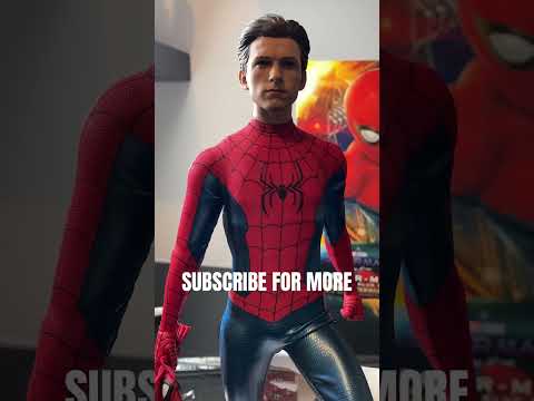 HOT TOYS | TOM HOLLAND SPIDER-MAN | RED & BLUE SUIT #shorts #spiderman #nowayhome #tomholland #mcu