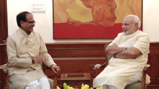 Madhya Pradesh CM Shivraj Singh Chouhan calls on PM Modi