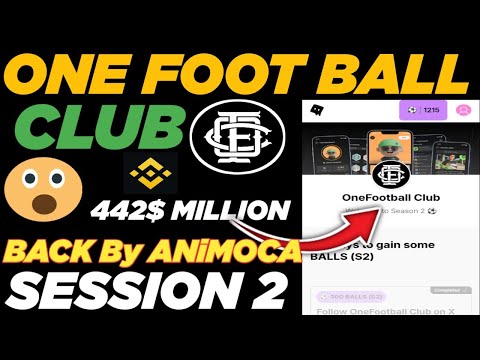 Onefootball Airdrop Session2 | $442 Million Funding Onefootball Airdrop | Onefootball Airdrop Update