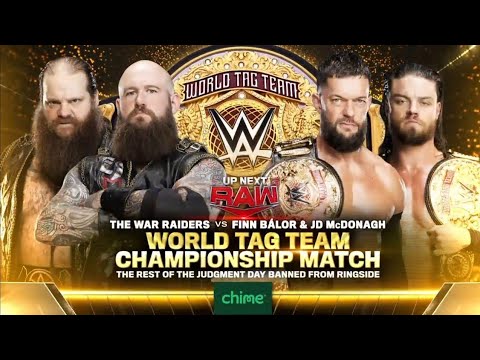 Finn Bálor & JD McDonagh vs The War Raiders (1/2): Raw, Dec. 16, 2024