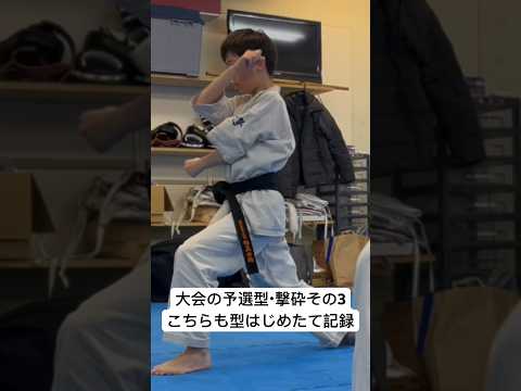 【型・kata・撃砕その3・gekisai】型は素人なので少しずつ3月の型試合に向けて型指導いただきました②