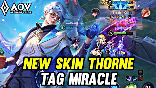 AOV : NEW SKIN THORNE CHRISTMAST WISH GAMEPLAY - ARENA OF VALOR LIÊNQUÂNMOBILE ROV