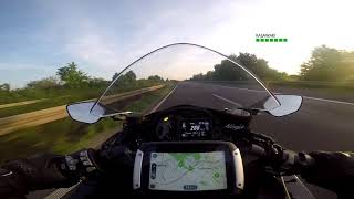 Kawasaki Ninja H2 SX SE Maximum Speed Autobahn